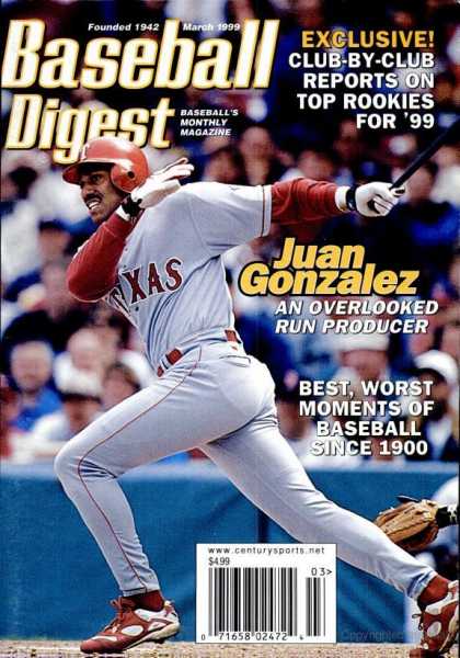 Baseball Digest - March 1999