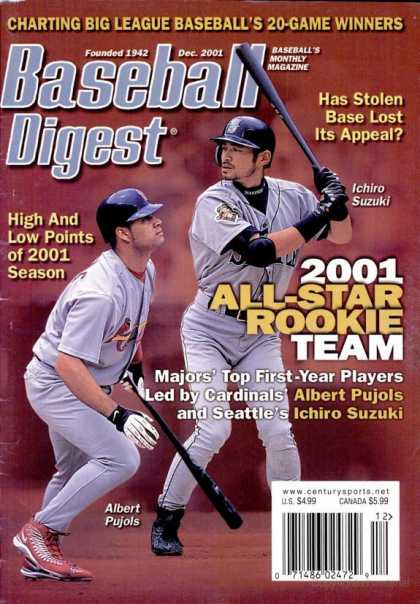 Baseball Digest - December 2001