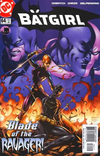 Batgirl 64 - Batman - Flames - Swords - Blade Of The Ravager - Females