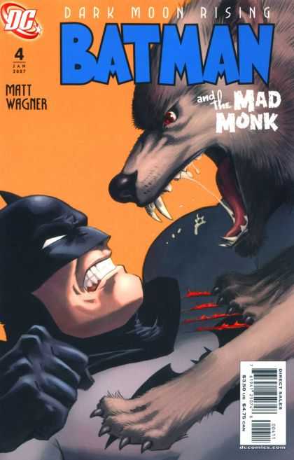 Batman and the Mad Monk 4 - Dc - Matt Wagner - Wolf - Fangs - Blood - Matt Wagner