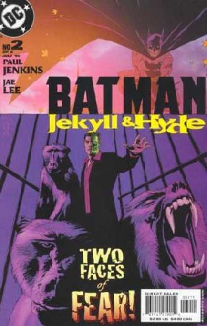 Batman: Jekyll & Hyde 2 - Dc Comics - Paul Jenkins - Jae Lee - Bat Man - Two Faces Of Fear
