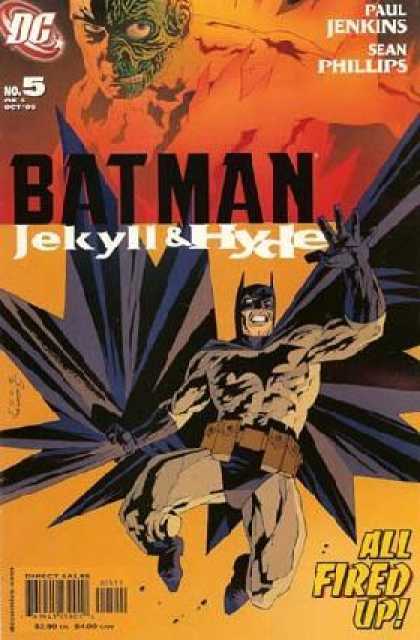 Batman: Jekyll & Hyde 5 - Dc Comics - Paul Jenkins - Sean Phillips - All Fired Up - Cape