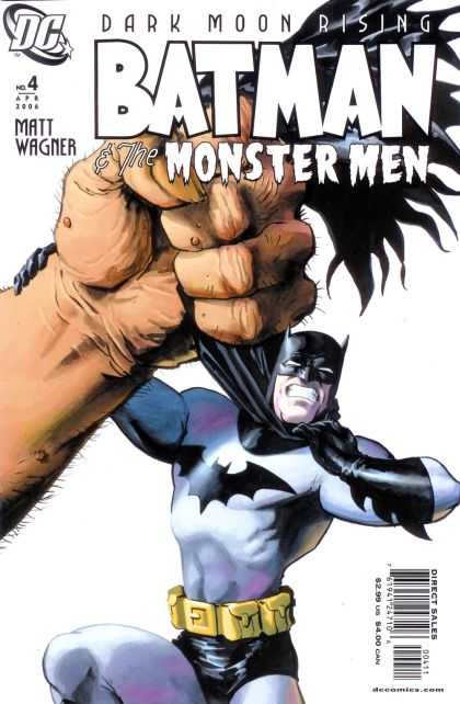 Batman & the Monster Men 4 - Fist - Utility Belt - Dark Moon - Choking - Black Gloves - Dave Stewart, Matt Wagner