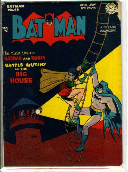 Batman 46 - Prison - Robin - Bruce Wayne - Battle Mutiny In The Big House - Dc