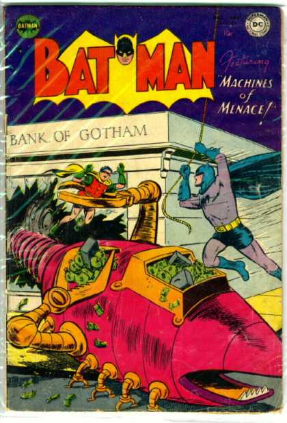 Batman 80 - Dc - Dc Comics - Robin - Bank - Machines Of Menace