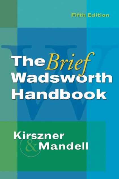 Bestsellers (2007) - The Brief Wadsworth Handbook by Laurie G. Kirszner