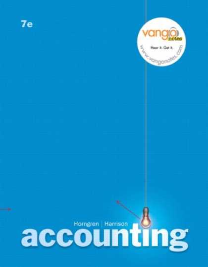 Bestsellers (2007) - Accounting (7th Edition) (MyAccountingLab Series) by Charles T. Horngren