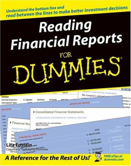 Bestsellers (2007) - Reading Financial Reports For Dummies by Lita, MBA Epstein