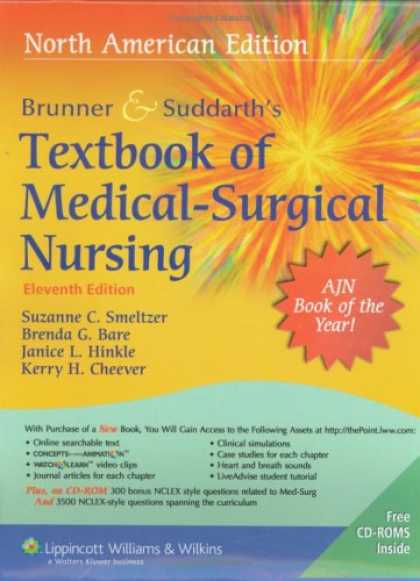 Bestsellers (2008) - Brunner & Suddarth's Textbook of Medical Surgical Nursing, North American Editio