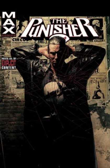 Bestselling Comics (2006) - Punisher MAX, Vol. 1 by Garth Ennis - Hands Behind Head - Black Trench Coat - Posters - Skull - White Circle On Shirt