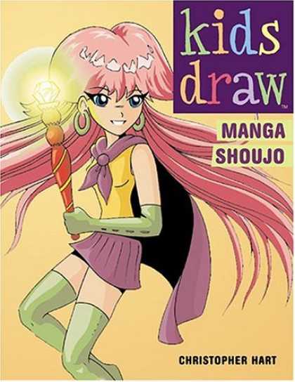 Bestselling Comics (2006) - Kids Draw Manga Shoujo (Hart, Christopher. Kids Draw.) by Christopher Hart - Girl - Kids - Drawing - Red Hair - Magic Stick