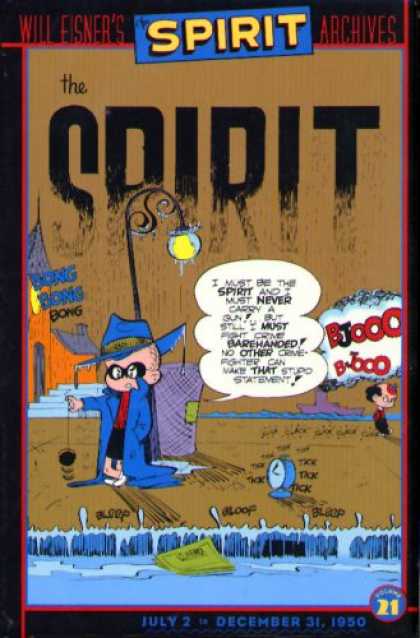 Bestselling Comics (2007) - Spirit, The: Archives, Volume 21 (Spirit Archives (Graphic Novels)) by Will Eisn - The Sprit - Yo-yo - Clock - Will Eisner - Street Lamp