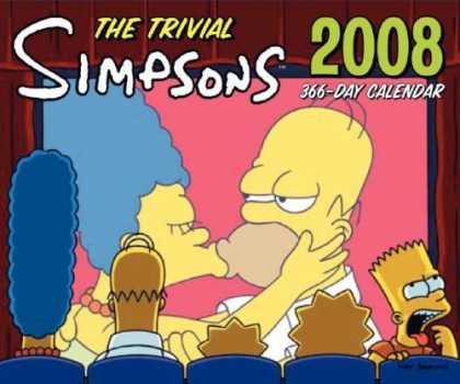 Bestselling Comics (2007) - The Trivial Simpsons 2008 366-Day Calendar by Matt Groening