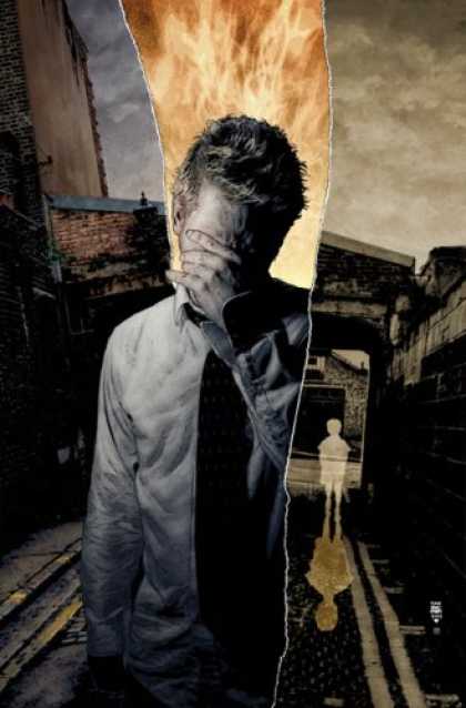 Bestselling Comics (2007) - John Constantine Hellblazer: The Gift (Hellblazer (Graphic Novels)) by Mike Care - Fire - Ghost - Alone - Sky - Clouds