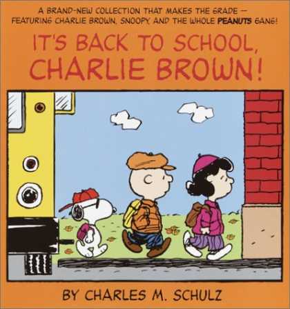 Bestselling Comics (2007) - It's Back to School, Charlie Brown! (Peanuts Classics) by Charles M. Schulz - Back To School - Charlie Brown - Charles M Schulz - Bus - Child