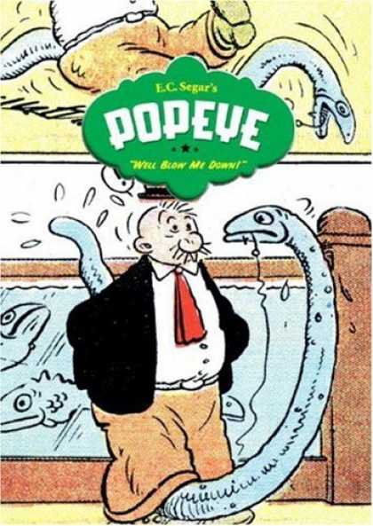 Bestselling Comics (2007) - Popeye Vol. 2: "Well Blow Me Down!" (Popeye) by E. C. Segar - Eels - Will Blow Me Down - Aquarium - Fish - Red Tie