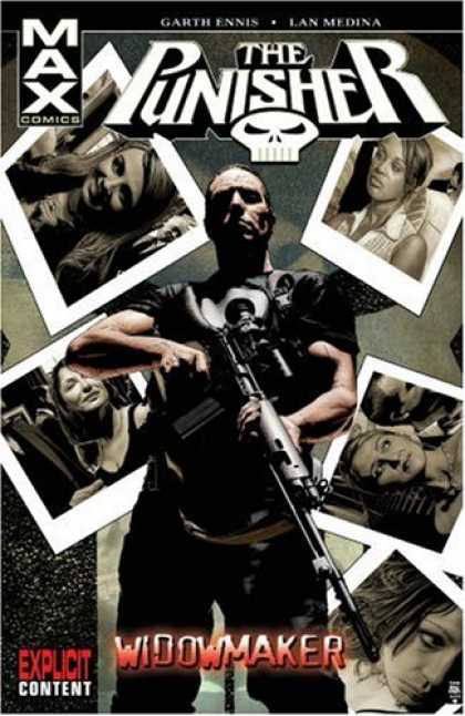 Bestselling Comics (2007) - Punisher MAX Vol. 8: Widowmaker by Garth Ennis - Skull - Widowmaker - Women - Gun - Explicit Content