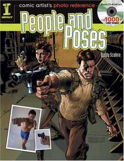 Bestselling Comics (2008) - Comic Artist's Photo Reference - People & Poses: Book/CD Set with 1000+ Color Im - Man - Woman - Gun - Wall - Room