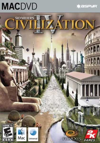 Bestselling Games (2007) - Civilization IV DVD-Rom (Mac)