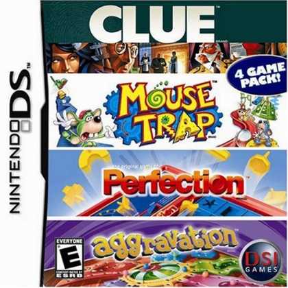 Bestselling Games (2008) - Clue/Mouse Trap/Perfection/Aggravation