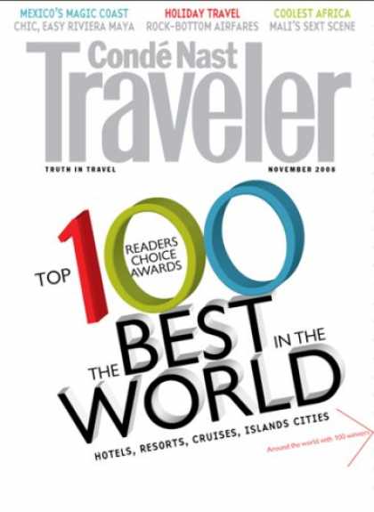 Bestselling Magazines (2008) - Conde Nast Traveler