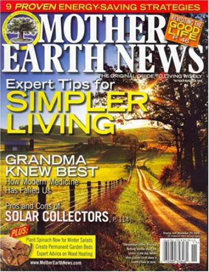 Bestselling Magazines (2008) - Mother Earth News
