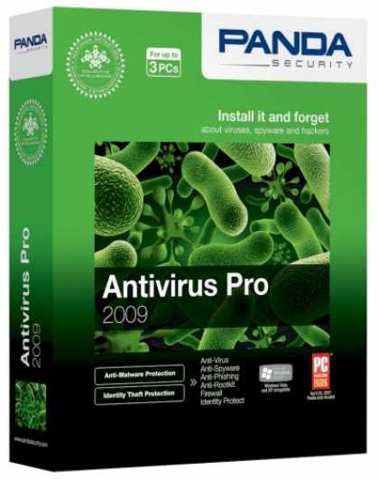 Bestselling Software (2008) - Panda Antivirus Pro 2009 - 3 User