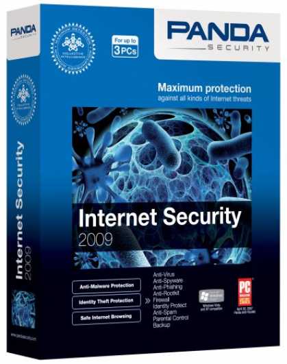 Bestselling Software (2008) - Panda Internet Security 2009 - 3 User