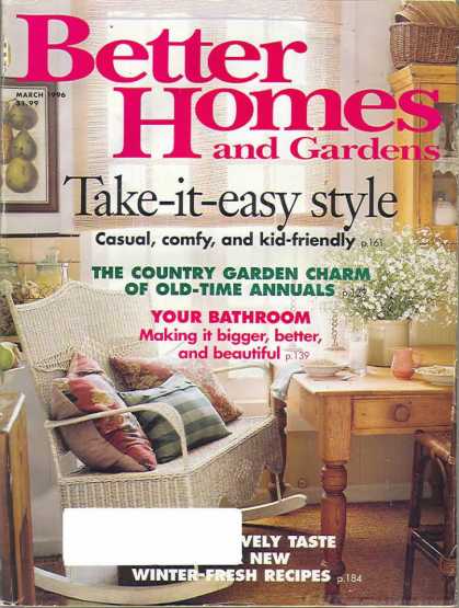 Better Homes and gardens - March 1996