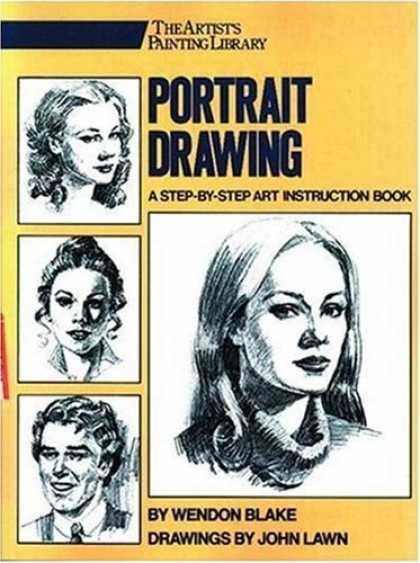 Books About Art - Portrait Drawing: A Step-by-Step Art Instruction Book (Artist's Painting Library