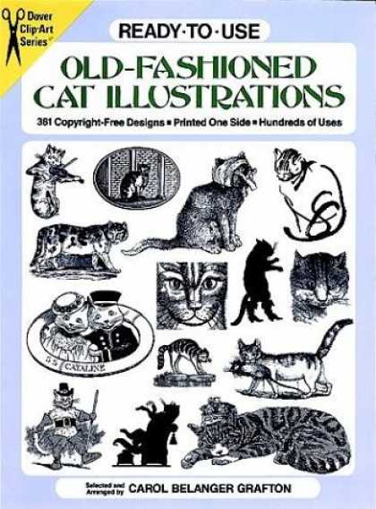 Books About Art - Ready-to-Use Old-Fashioned Cat Illustrations (Dover Clip-Art Series)