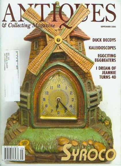 Books About Collecting - Antiques & Collecting Magazine September 2005 - Syroco, Duck Decoys, Kaeidoscope