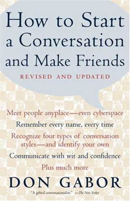Books About Friendship - How To Start A Conversation And Make Friends