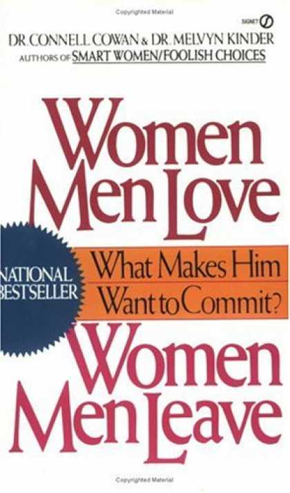 Books About Love - Women Men Love, Women Men Leave: What Makes Men Want to Commit?