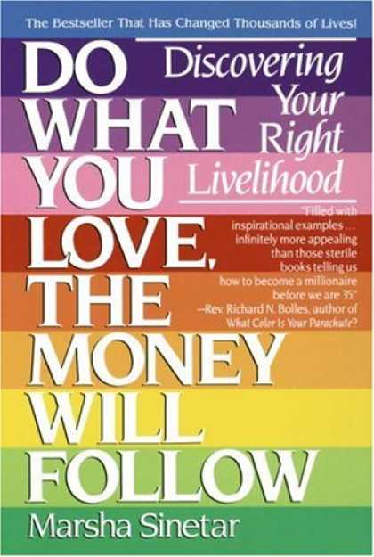 Books About Love - Do What You Love, The Money Will Follow: Discovering Your Right Livelihood