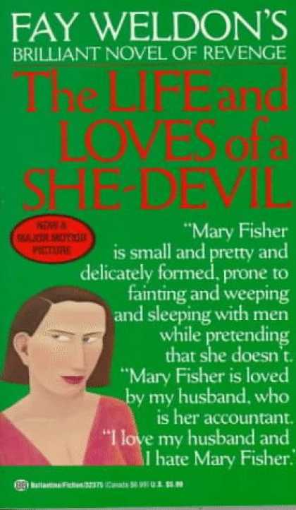 Books About Love - The Life and Loves of a She Devil