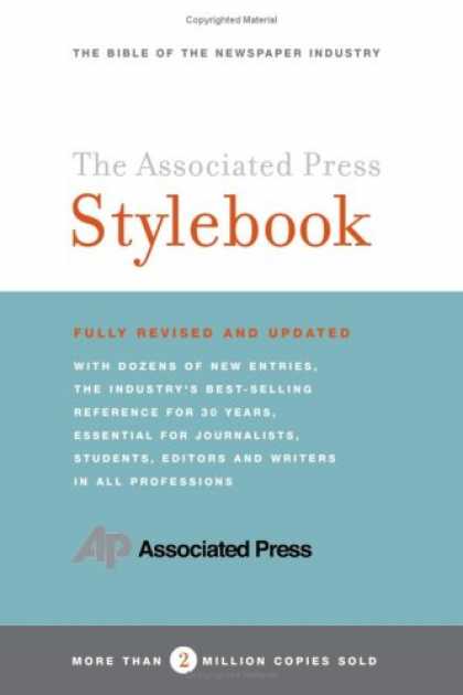 Books About Media - The Associated Press Stylebook and Briefing on Media Law