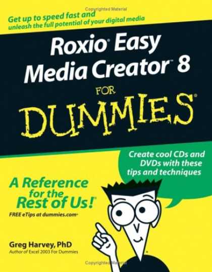 Books About Media - Roxio Easy Media Creator 8 For Dummies (For Dummies (Computer/Tech))