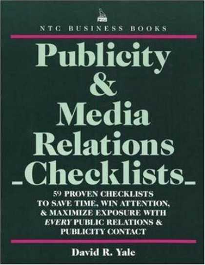 Books About Media - Publicity & Media Relations Checklists