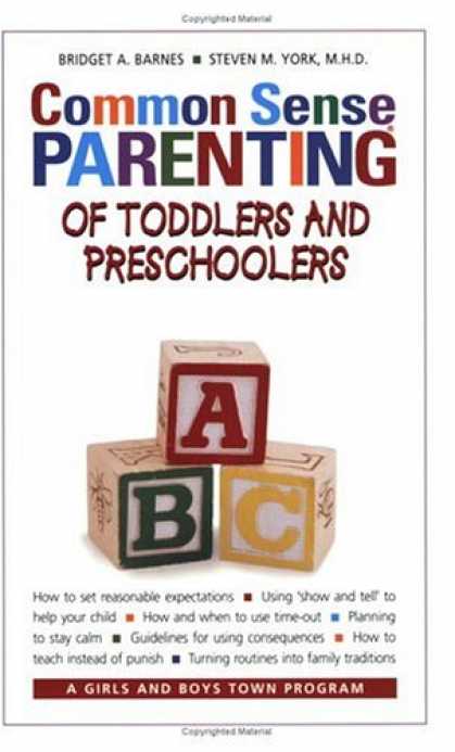 Books About Parenting - Common Sense Parenting of Toddlers and Preschoolers
