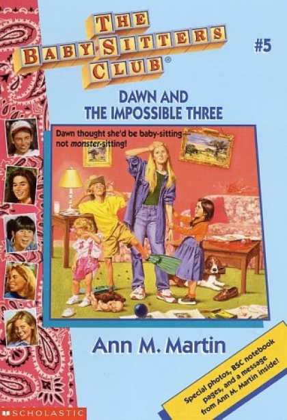 Books About Parenting - Dawn and the Impossible Three (The Baby-Sitters Club #5)