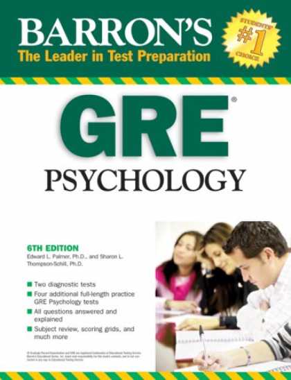 Books About Psychology - Barron's GRE Psychology (Barron's How to Prepare for the Gre Psychology Graduate