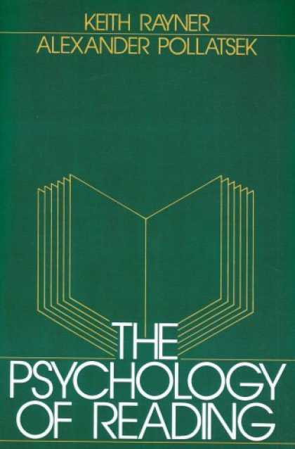 Books About Psychology - The Psychology of Reading
