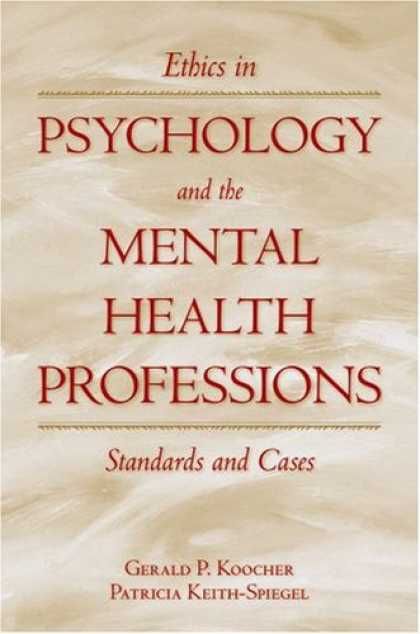 Books About Psychology - Ethics in Psychology and the Mental Health Professions: Standards and Cases (Oxf