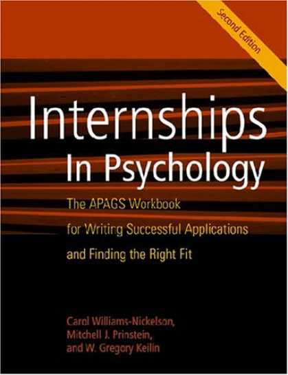 Books About Psychology - Internships in Psychology: The APAGS Workbook for Writing Successful Application
