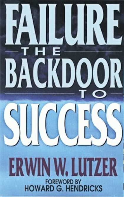 Books About Success - Failure: The Back Door to Success