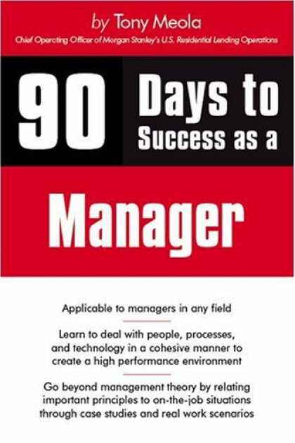 Books About Success - 90 Days to Success as a Manager