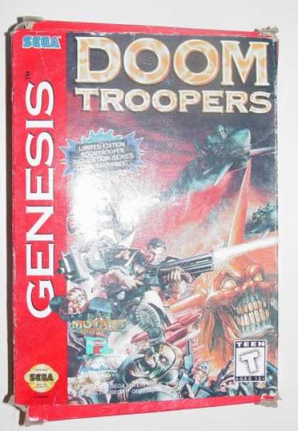 Books About Video Games - Doom Troopers By Mutant Chronicles Sega Genesis Video Game