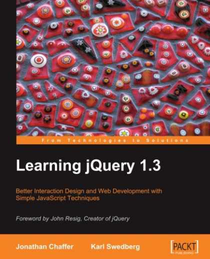 Books on Learning and Intelligence - Learning jQuery 1.3