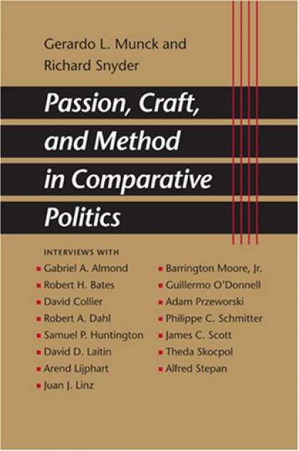 Books on Politics - Passion, Craft, and Method in Comparative Politics